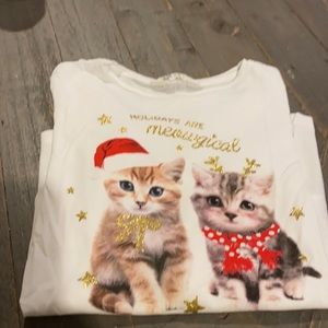 H & M long sleeve holiday shirt